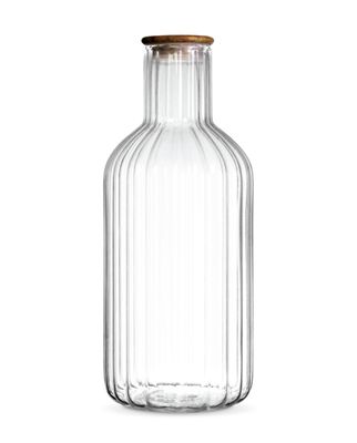 Linea borosilicaat glazen karaf met acaciahouten deksel – 1400 ml