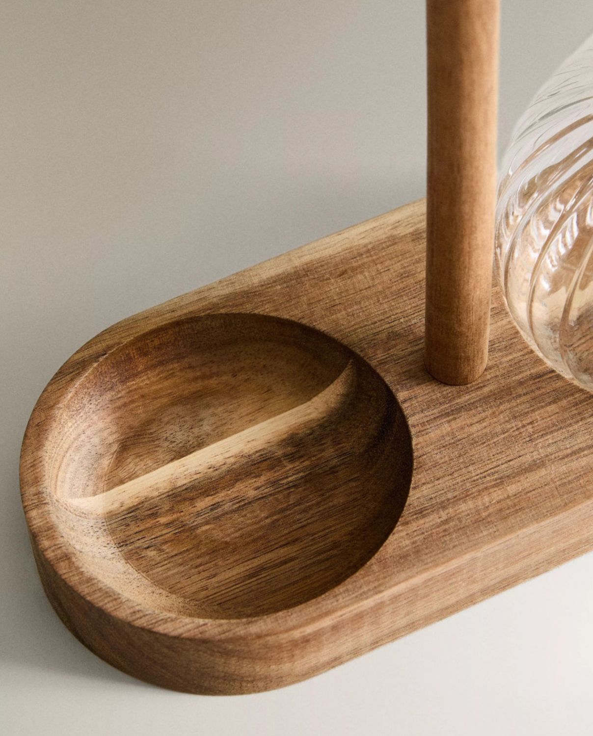 olie- en azijnstel met acaciahouten basis 300 ml – 2 stuks