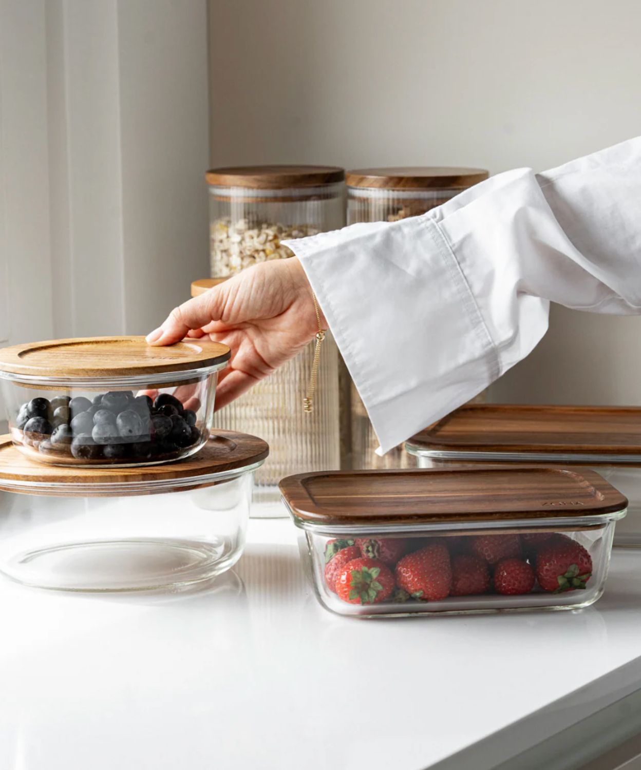 Vershoudbakjes Bundel Acacia 4-delig Rond