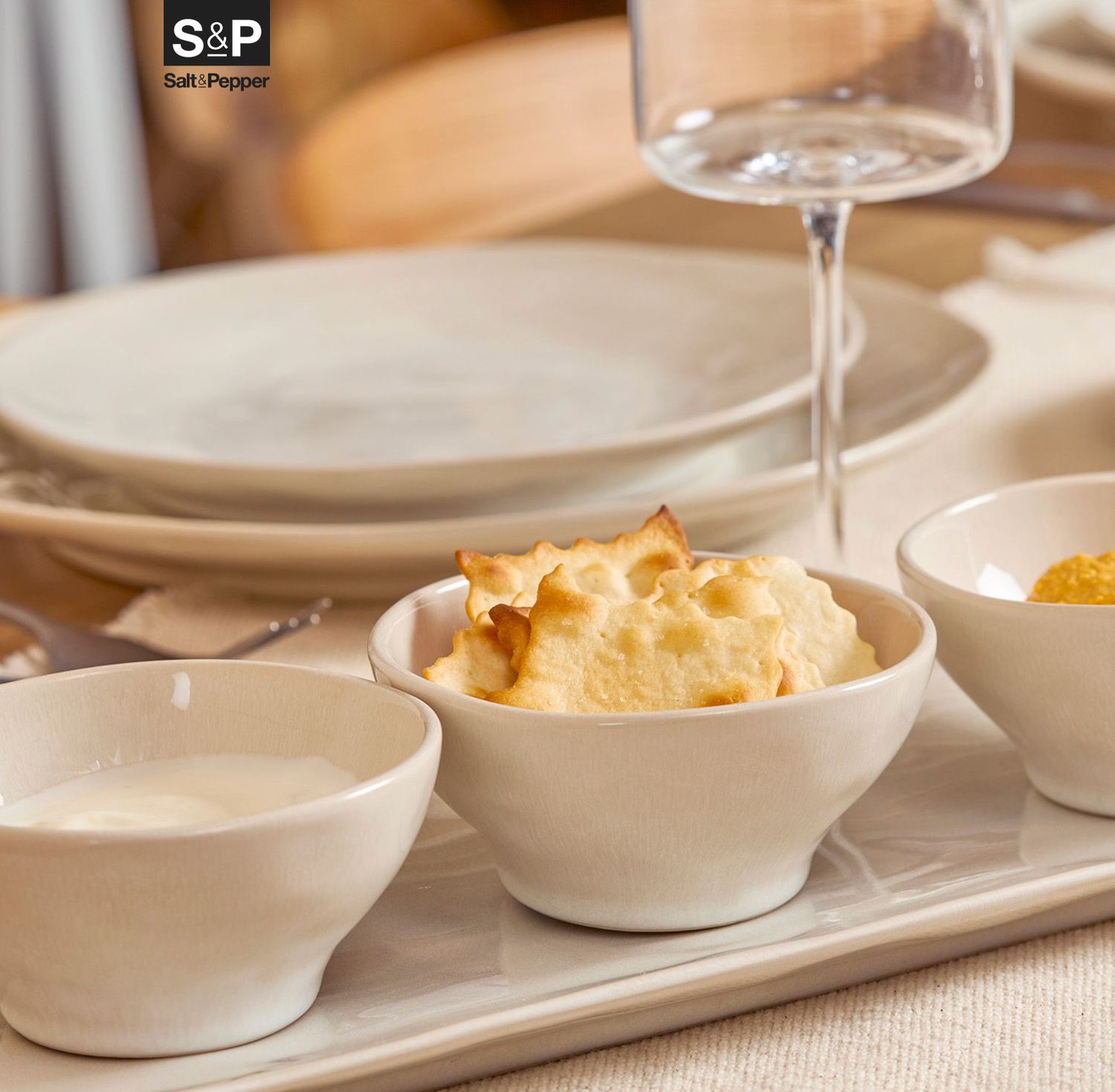 S&P Kom 10,5xH5cm beige Rocca