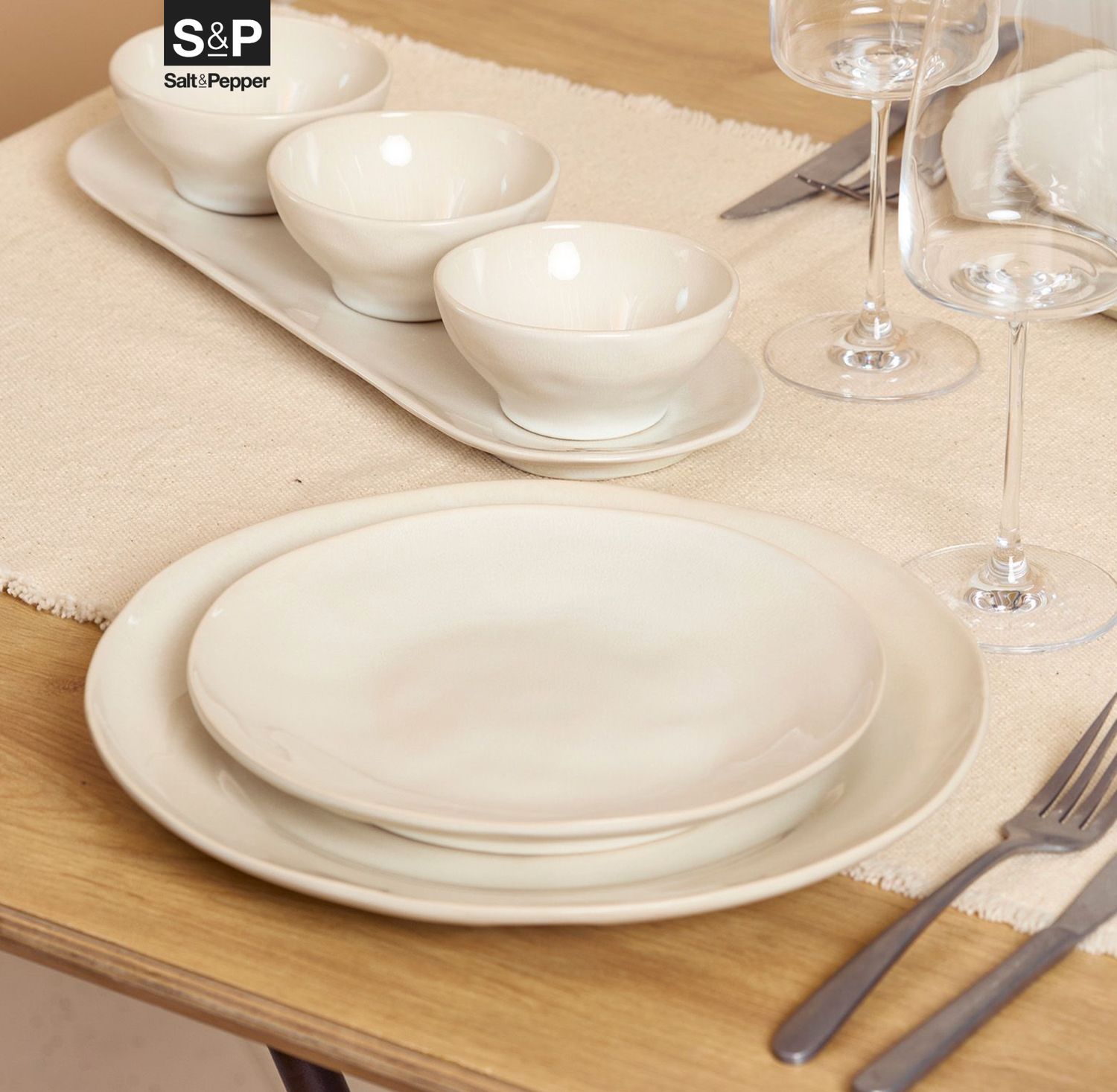 S&P Plat bord 27,5cm beige Rocca S&P Plat bord 27,5cm beige Rocca