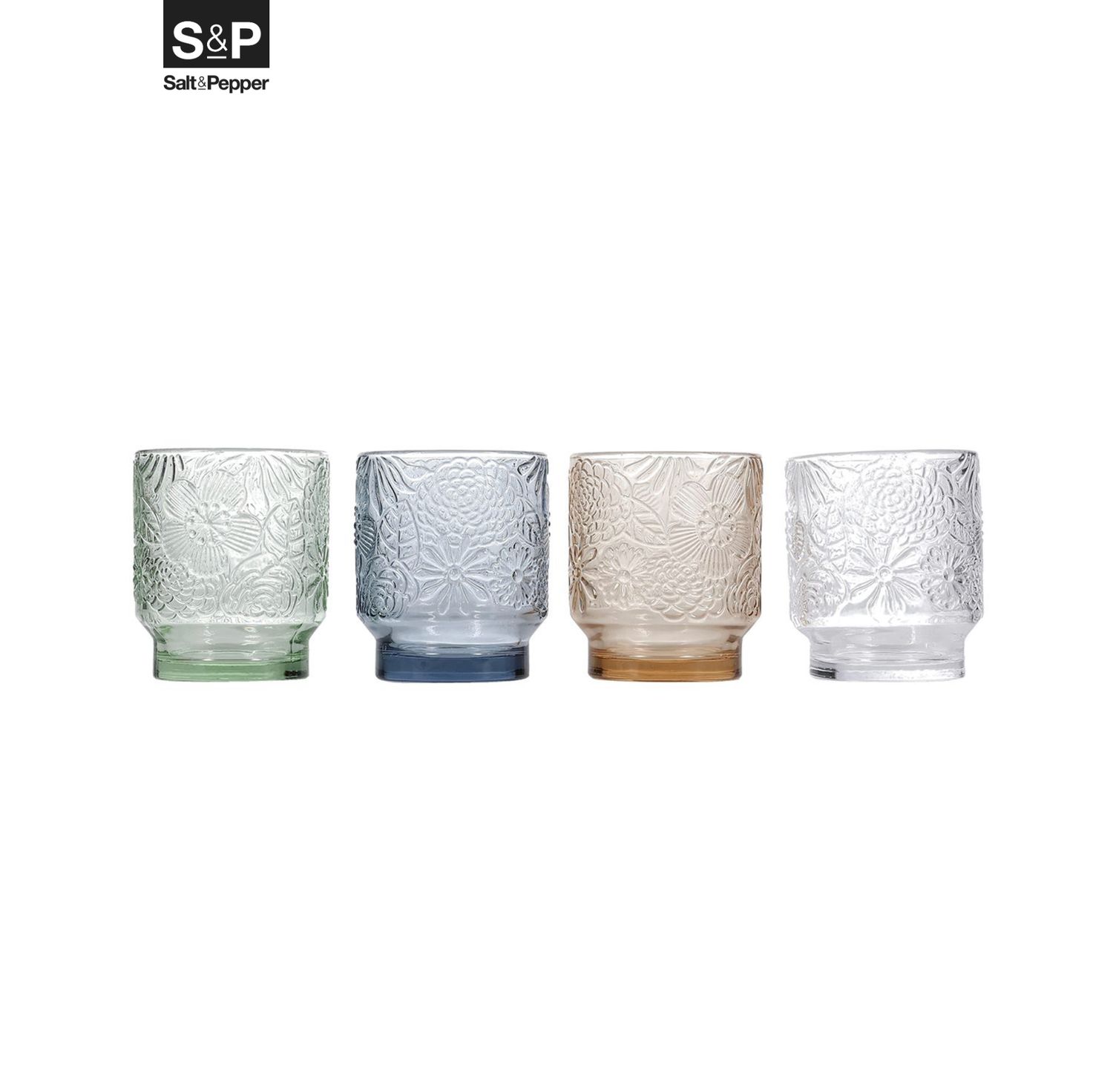 S&P Glas 30cl Flora - set/4