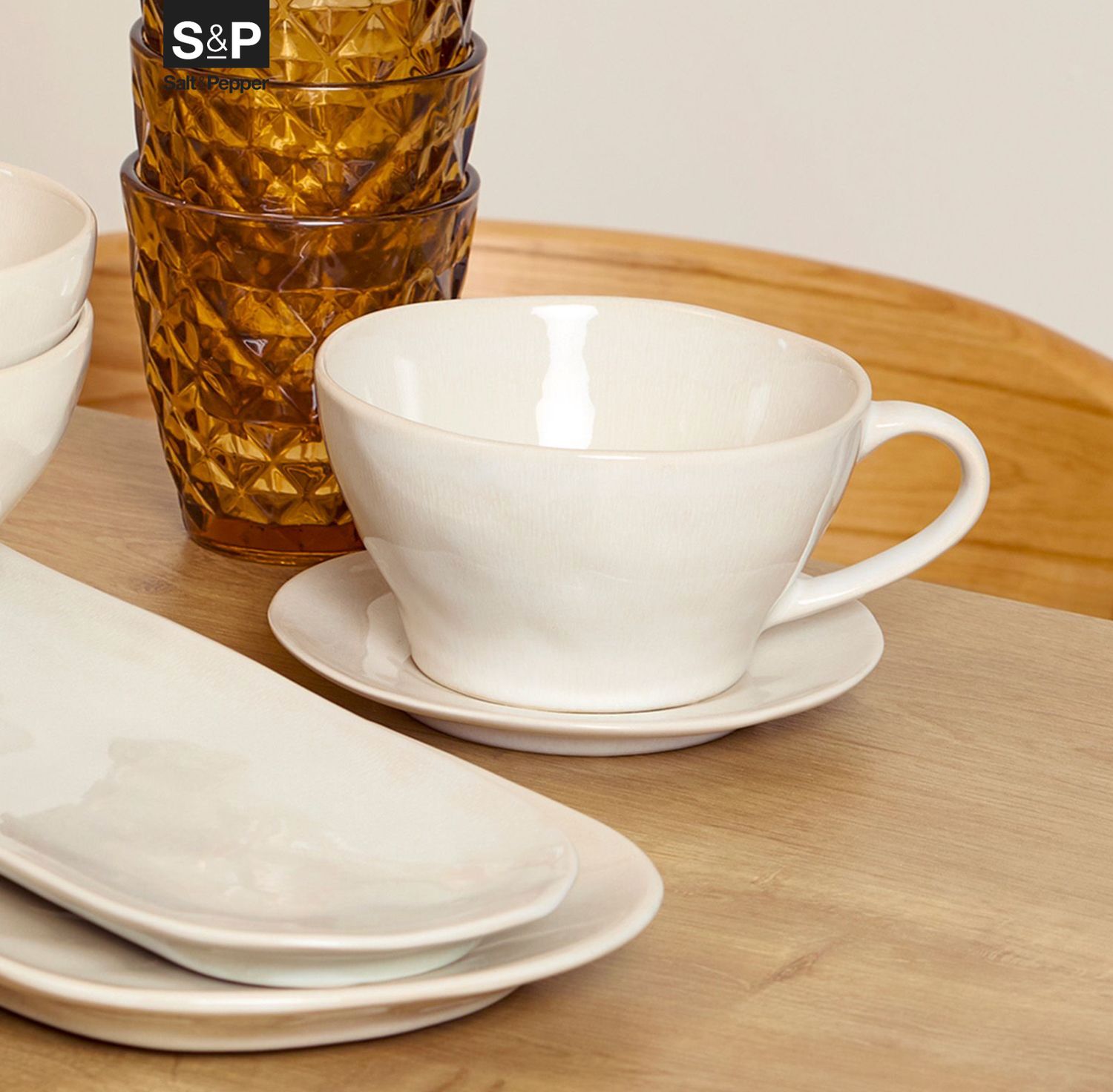 S&P Schotel 14,5cm beige Rocca