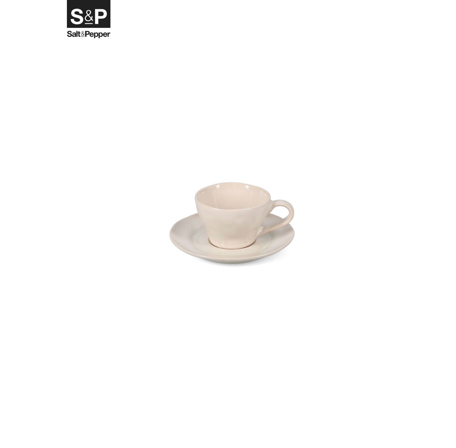 S&P Mokkaschotel 12,5cm beige Rocca