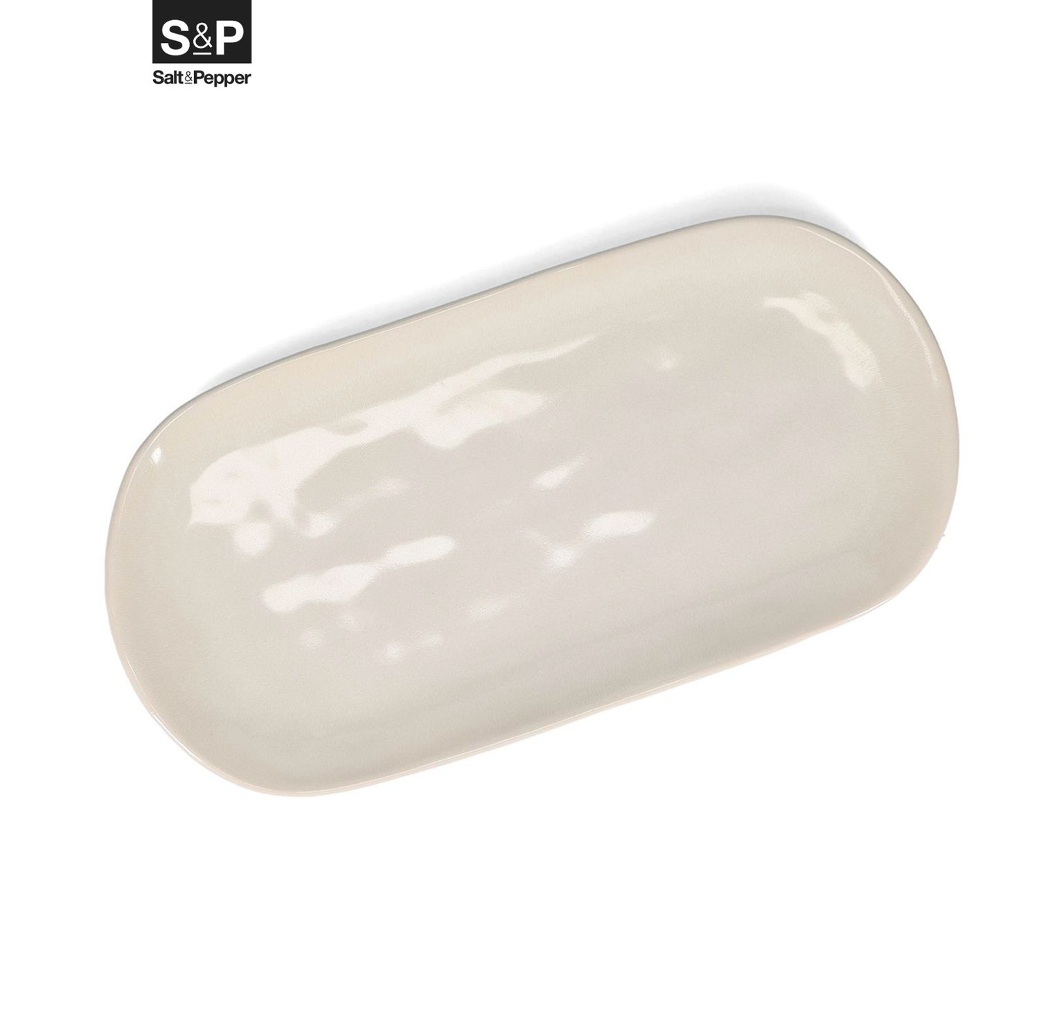 S&P Serveerschaal 36,5x18cm beige Rocca