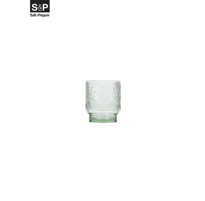 S&P Glas 30cl licht groen Flora - set/4