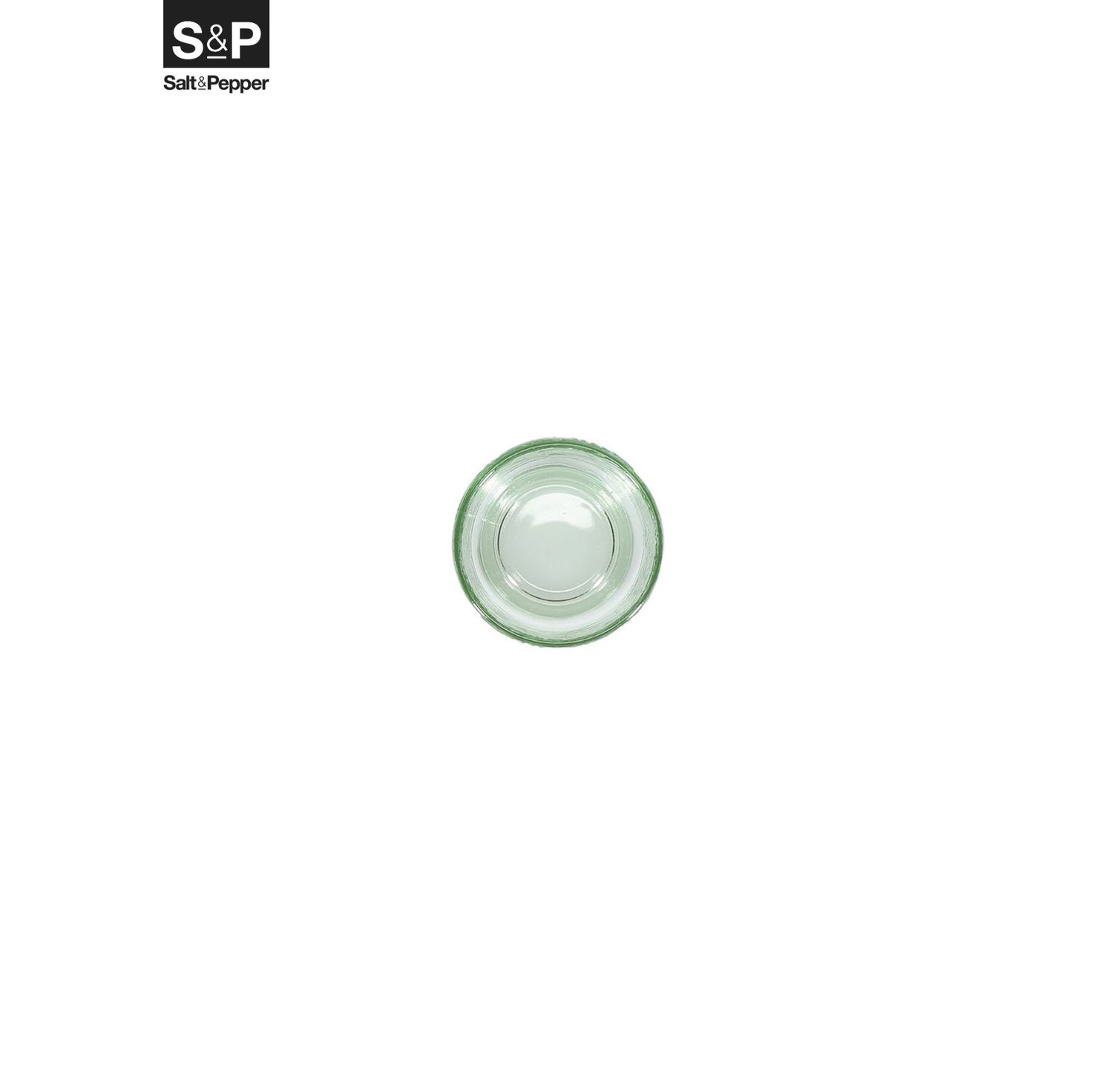 S&P Glas 30cl licht groen Flora - set/4
