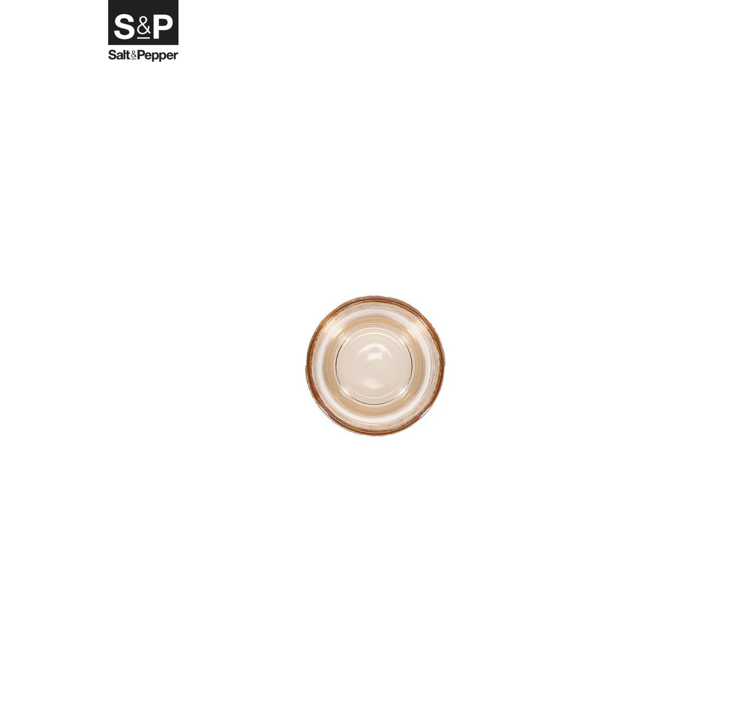 S&P Glas 30cl amber Flora - set/4