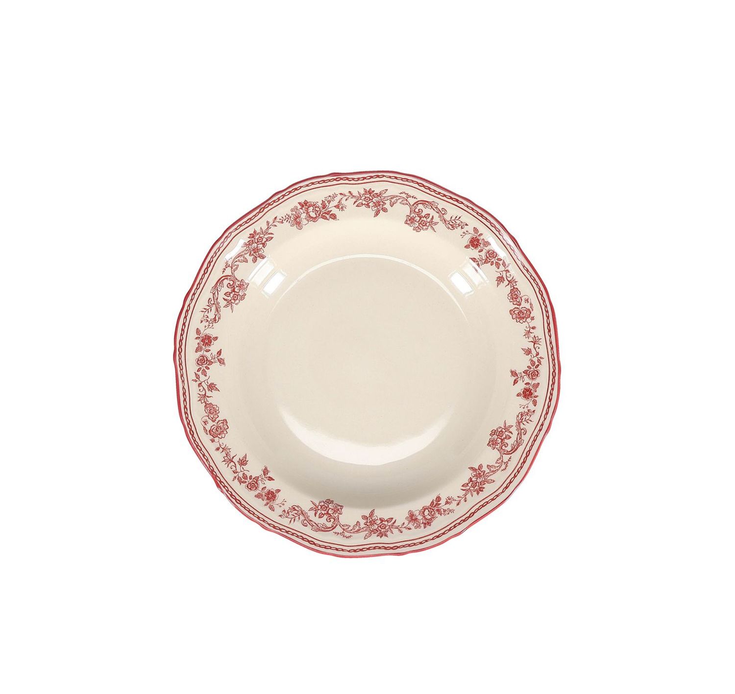 S&P Diep bord 23/17xH4cm burgundy Cyril S&P Diep bord 23/17xH4cm burgundy Cyril