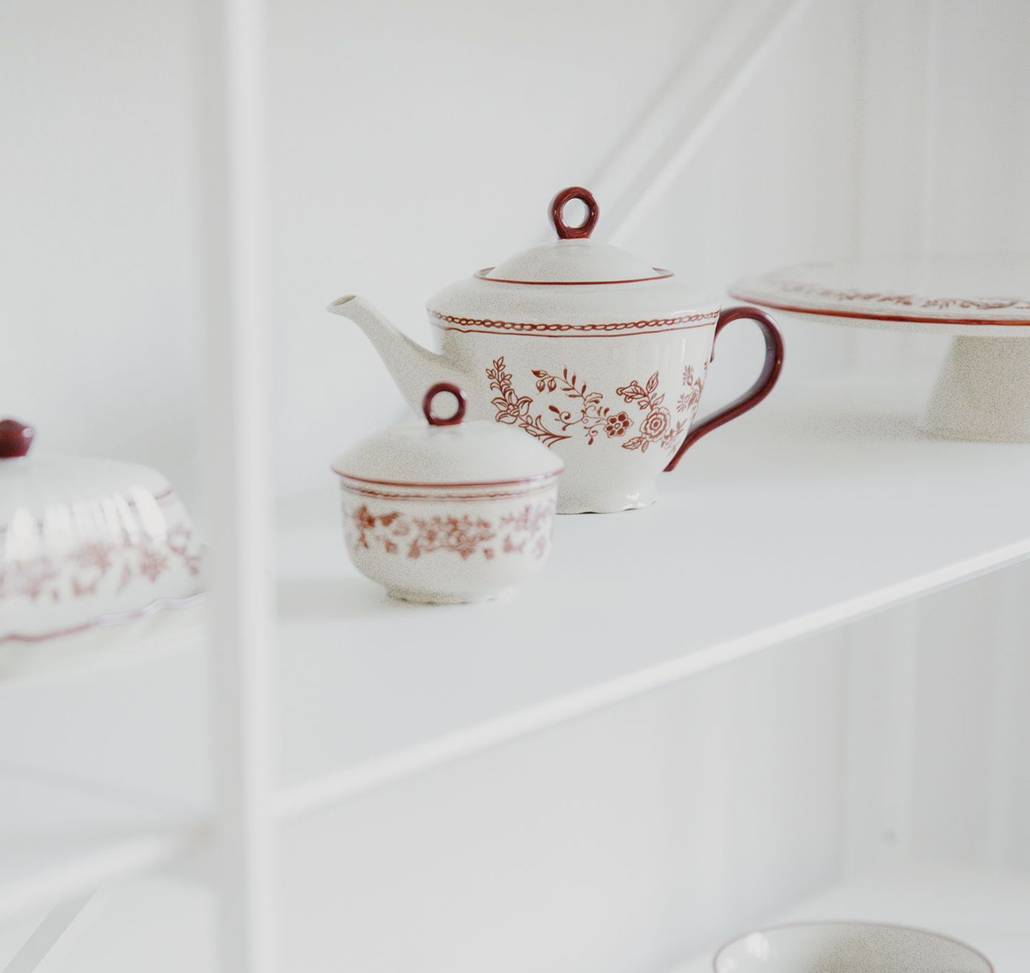 S&P Suikerpot 20,5cl met deksel burgundy Cyril