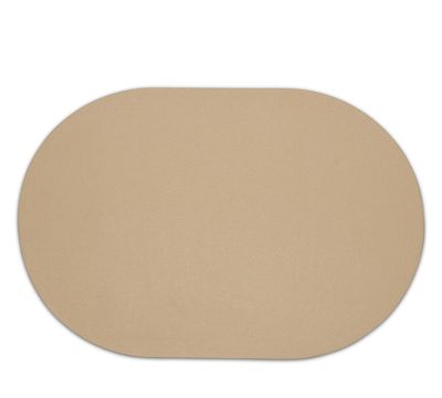 Placemat 45x30cm ovaal beige Tabletop