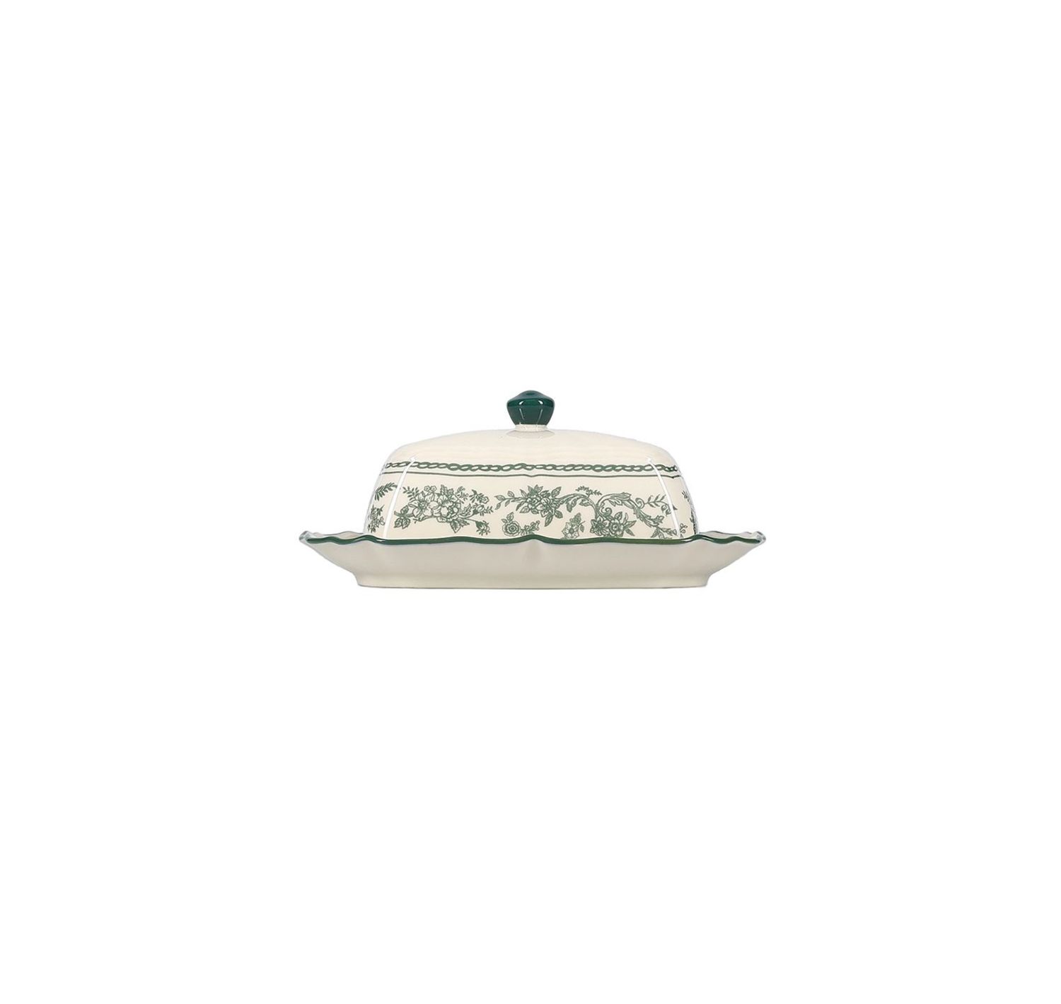 S&P Boterpot 20x14,5xH8,5cm green Cyril S&P Boterpot 20x14,5xH8,5cm green Cyril
