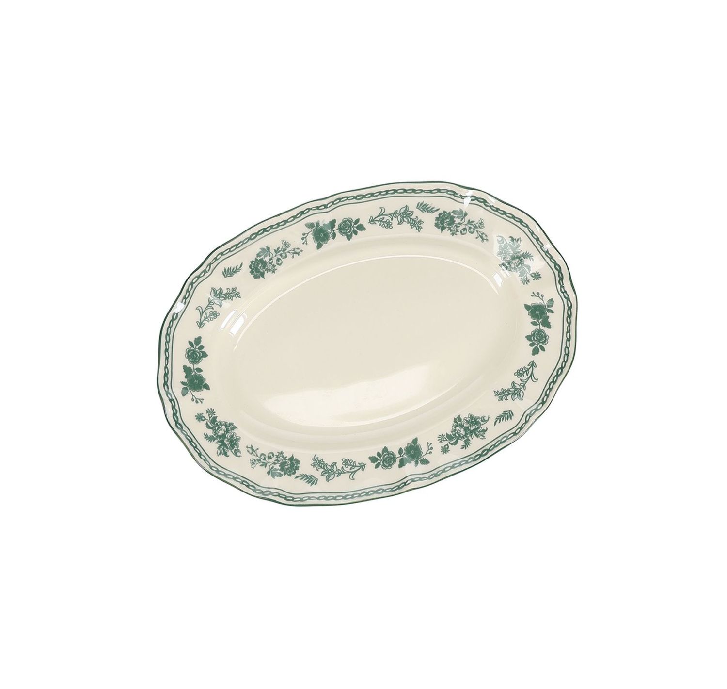S&P Serveerschaal 25,5x18cm ovaal green Cyril