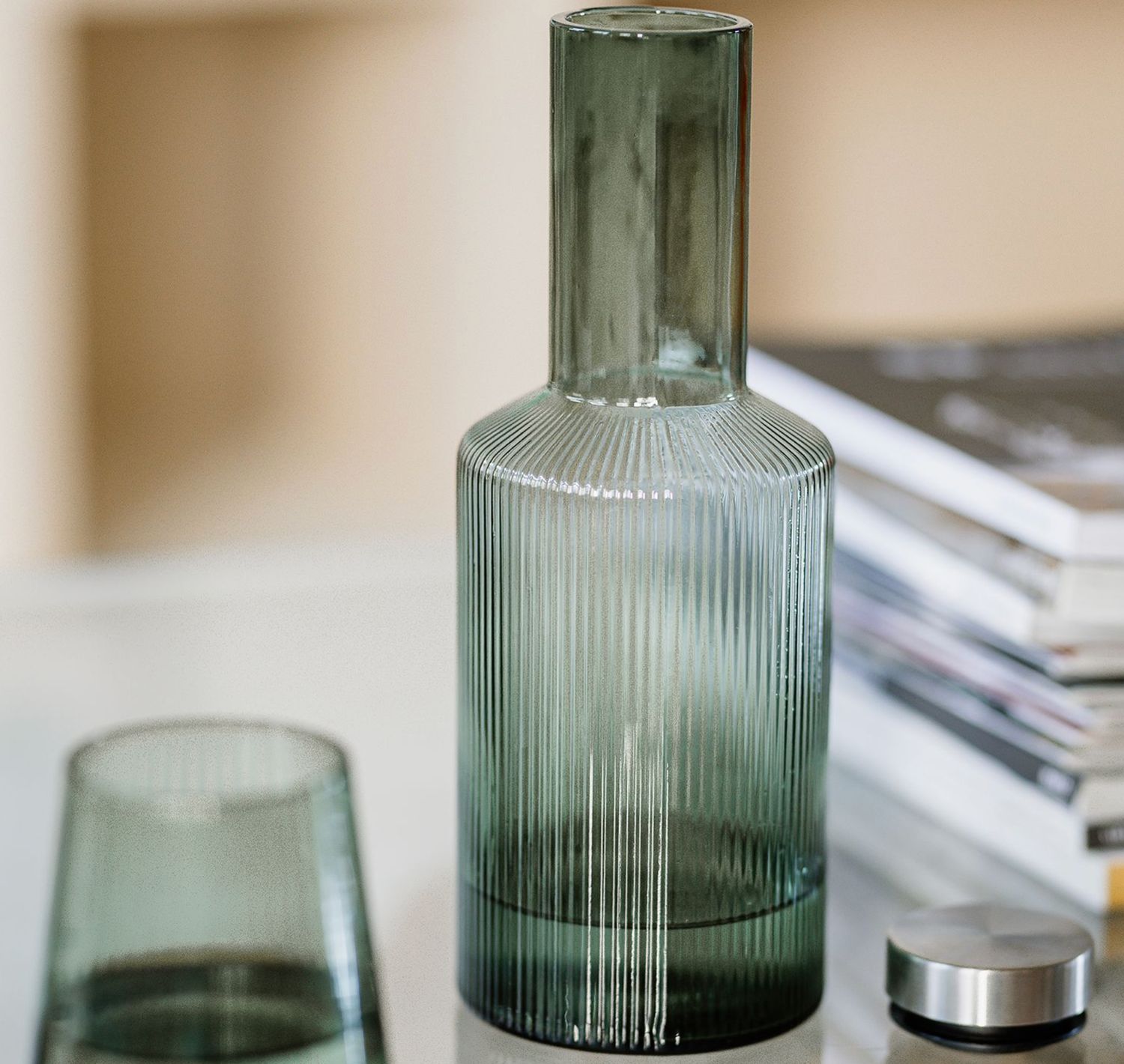 S&P Fles met dop 100cl donkergroen Ray