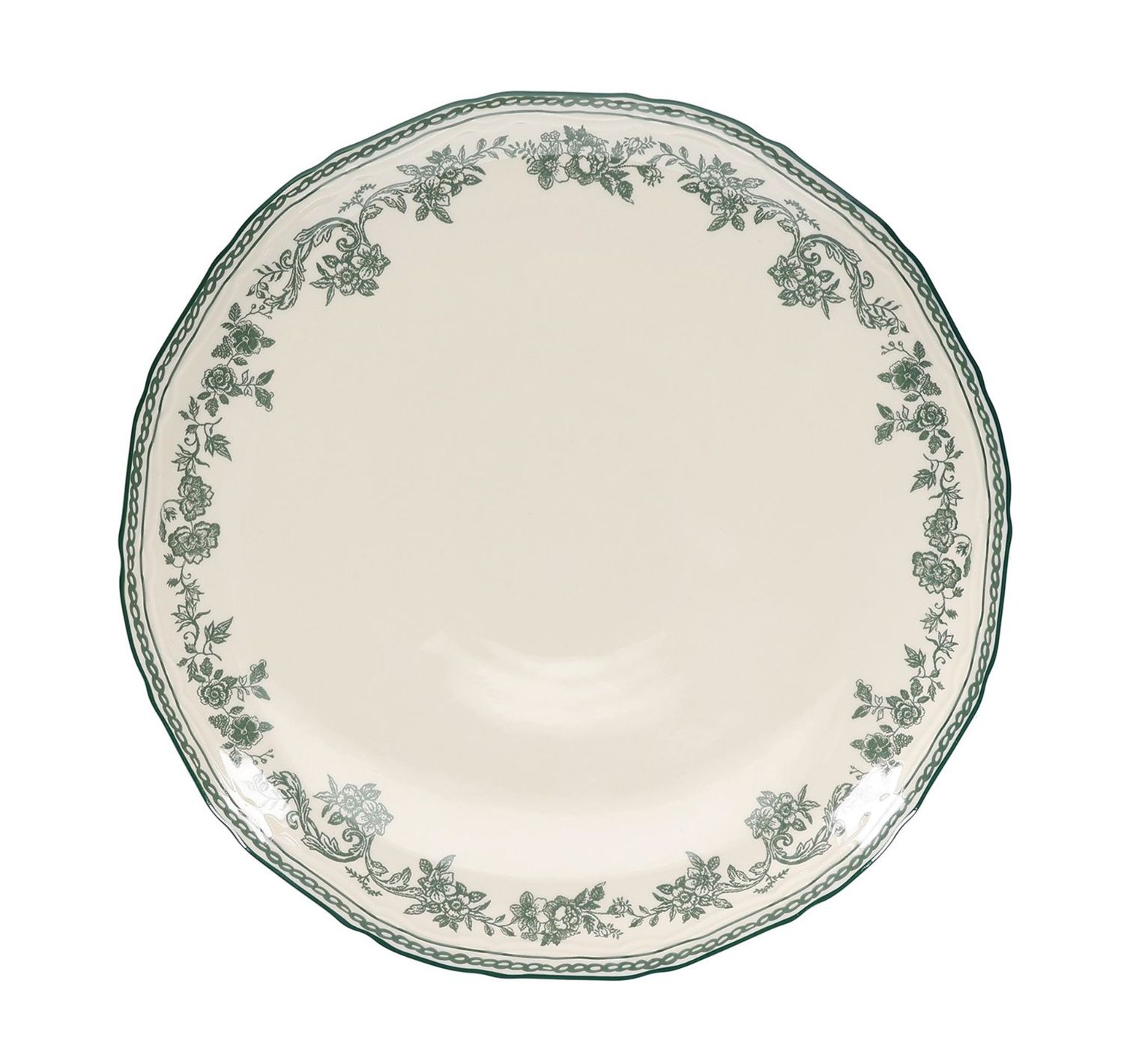 S&P Taartplateau 32,5xH9cm green Cyril