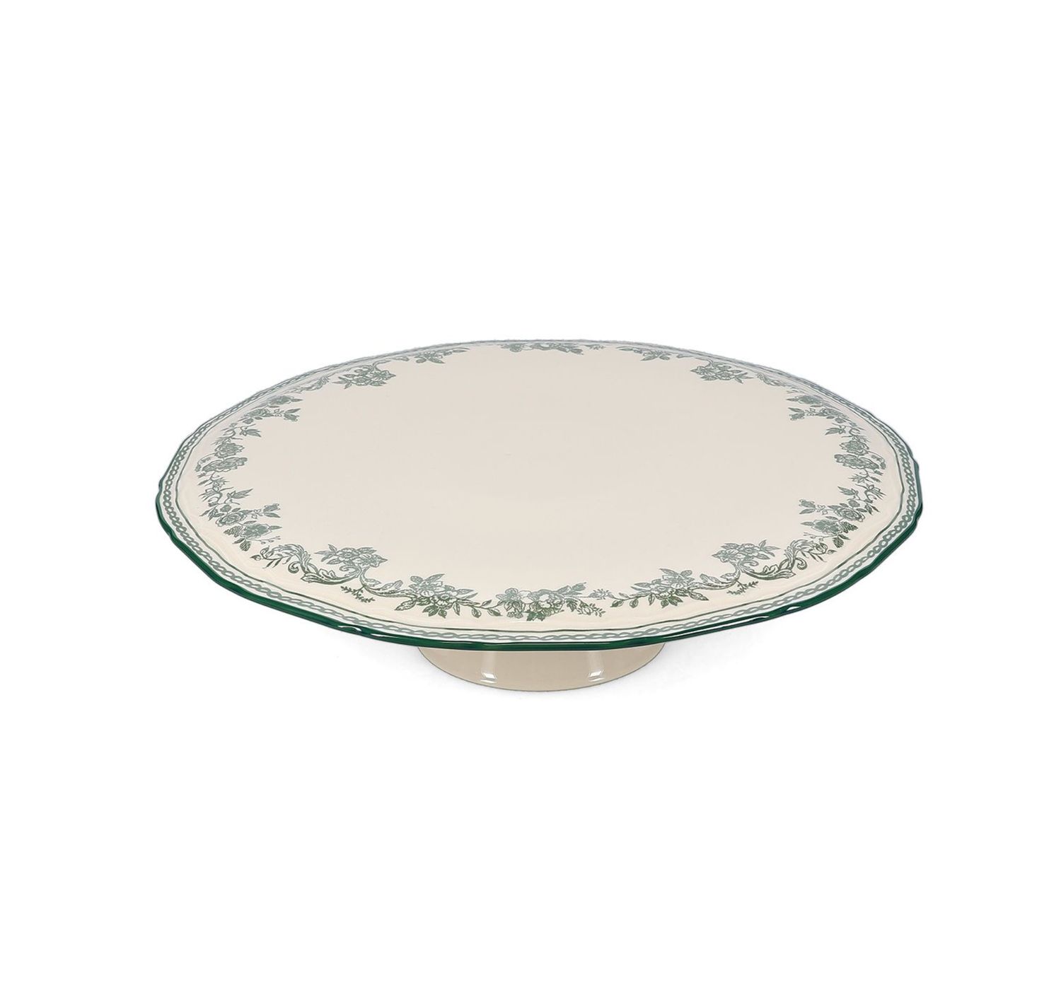 S&P Taartplateau 32,5xH9cm green Cyril