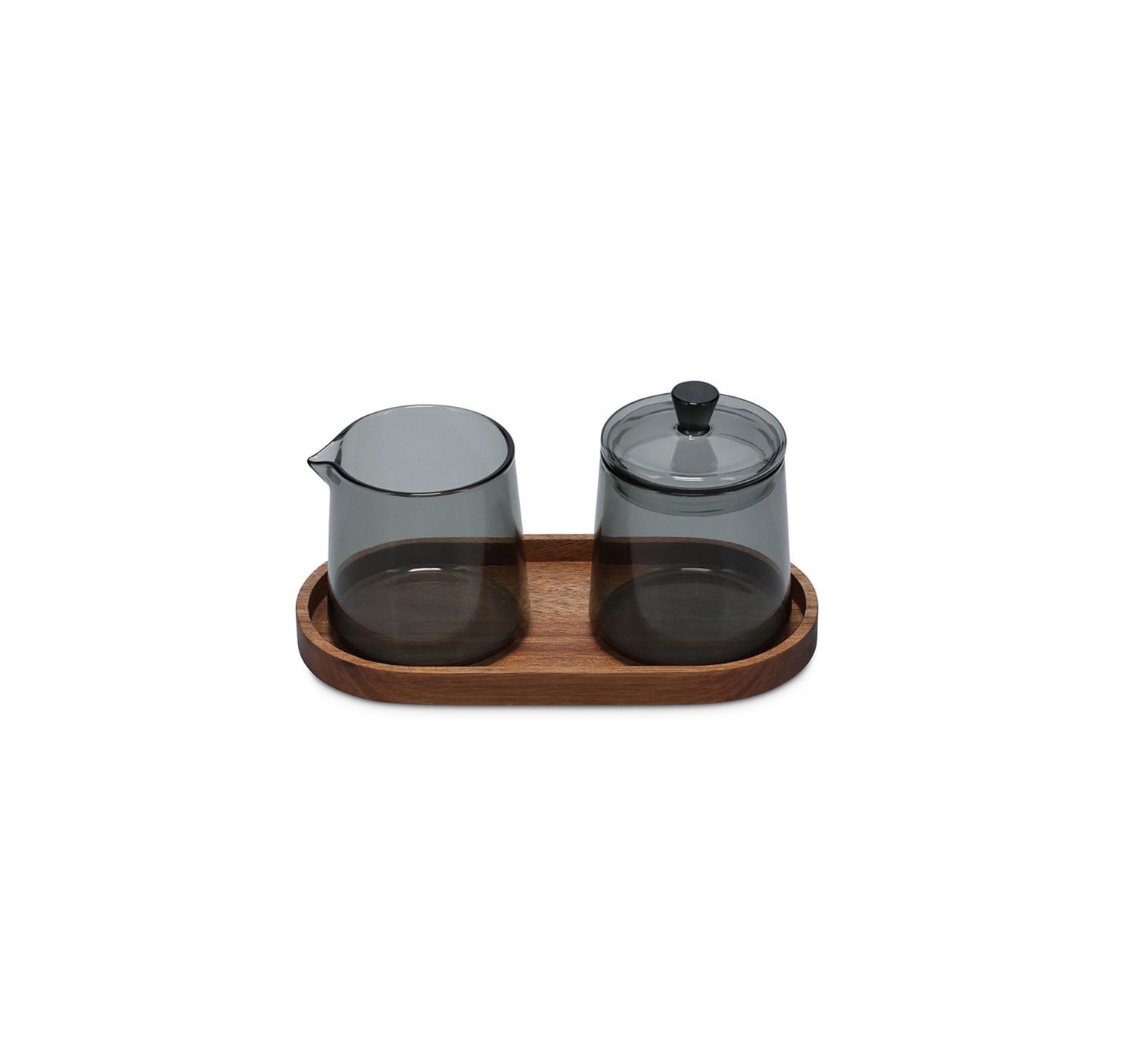 S&P Melkkan en suikerpot 22cl grijs Luma