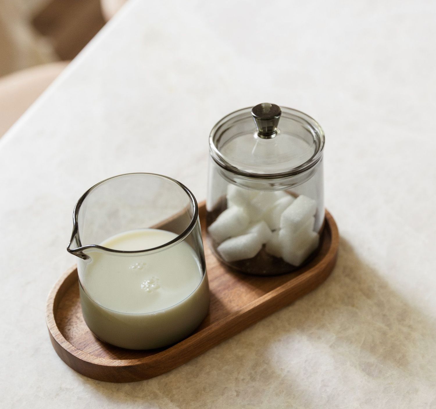 S&P Melkkan en suikerpot 22cl grijs Luma