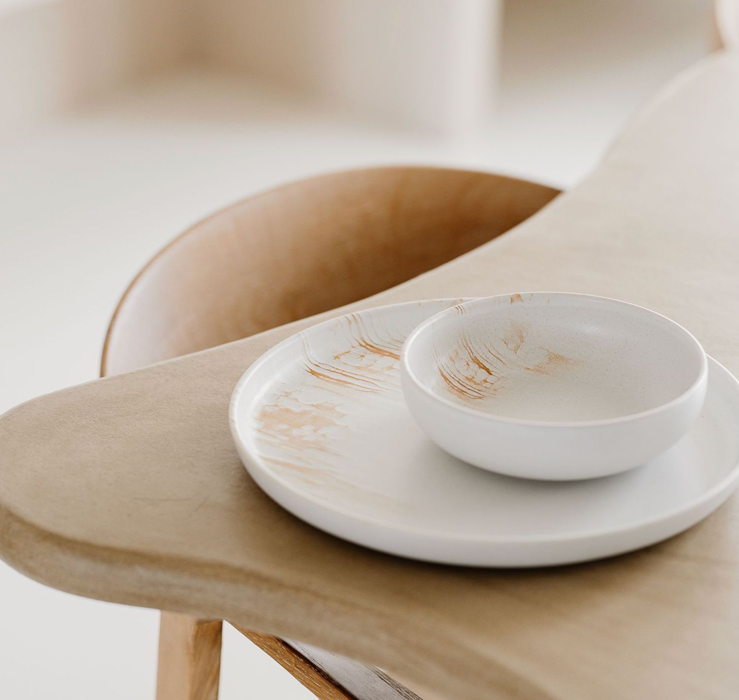 S&P Plat bord 27,5xH2,5cm desert Aquarel S&P Plat bord 27,5xH2,5cm desert Aquarel