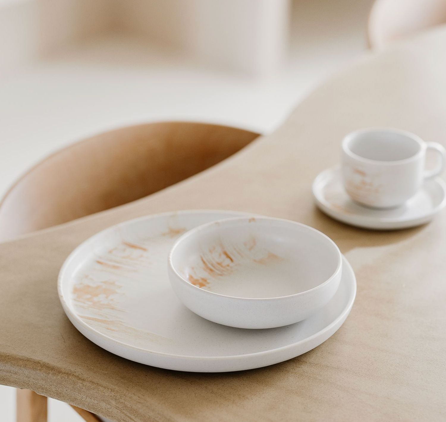 S&P Plat bord 27,5xH2,5cm desert Aquarel S&P Plat bord 27,5xH2,5cm desert Aquarel