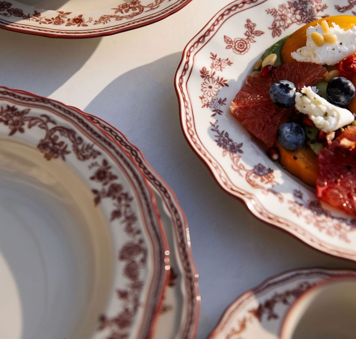 S&P Collection Cyril Burgundy 18-delig serviesset voor 6 personen