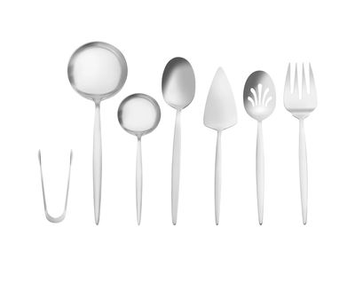 Karaca Lizbon 7-delige serveerset in doos, zilver Karaca Lizbon 7-delige serveerset in doos, zilver