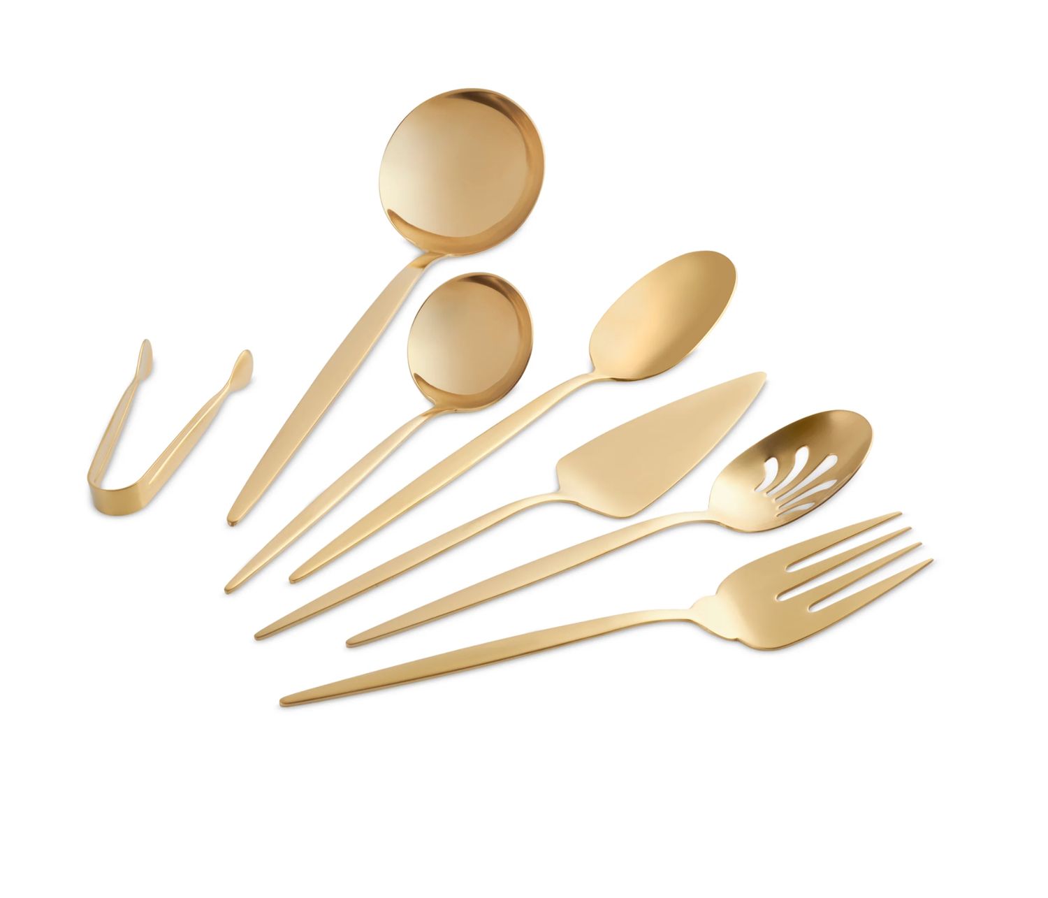 Karaca Lizbon 7-delige serveerset in doos, goud Karaca Lizbon 7-delige serveerset in doos, goud