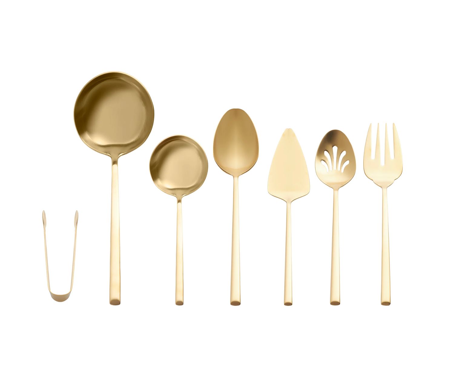 Karaca Tivoli 7-delige serveerset in doos, goudkleurig