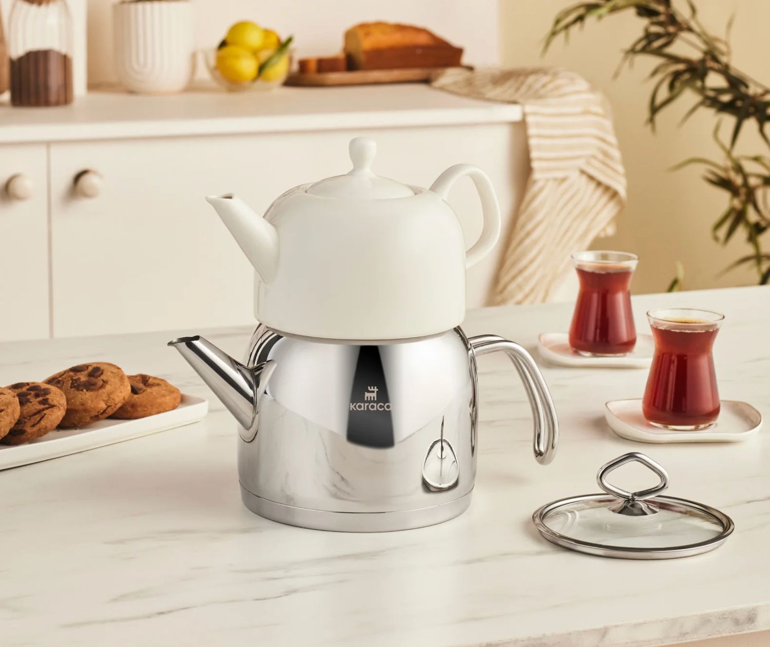 Karaca Pocelinox porseleinen theepot set