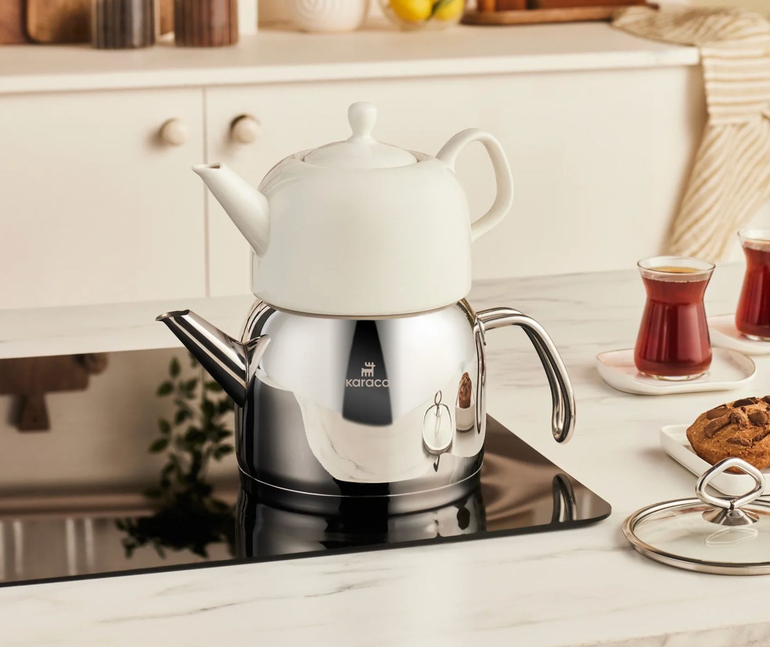 Karaca Pocelinox porseleinen theepot set