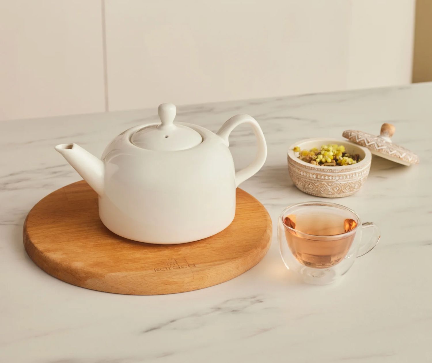 Karaca Pocelinox porseleinen theepot set