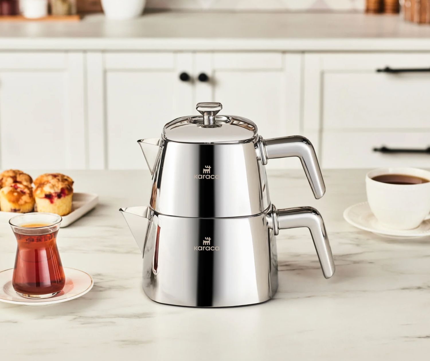 Karaca Brewinox theepotset