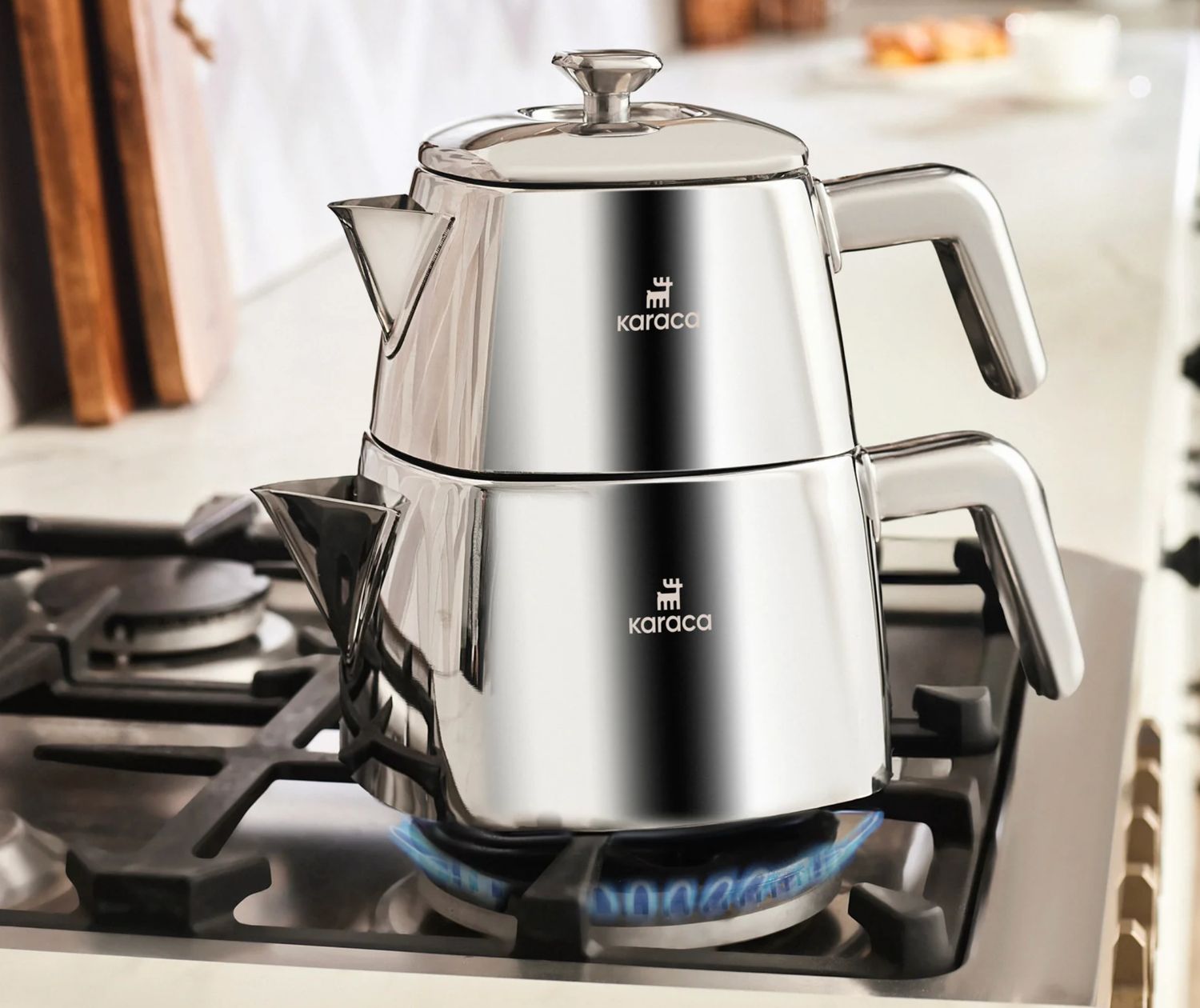 Karaca Brewinox grote theepotset Karaca Brewinox grote theepotset