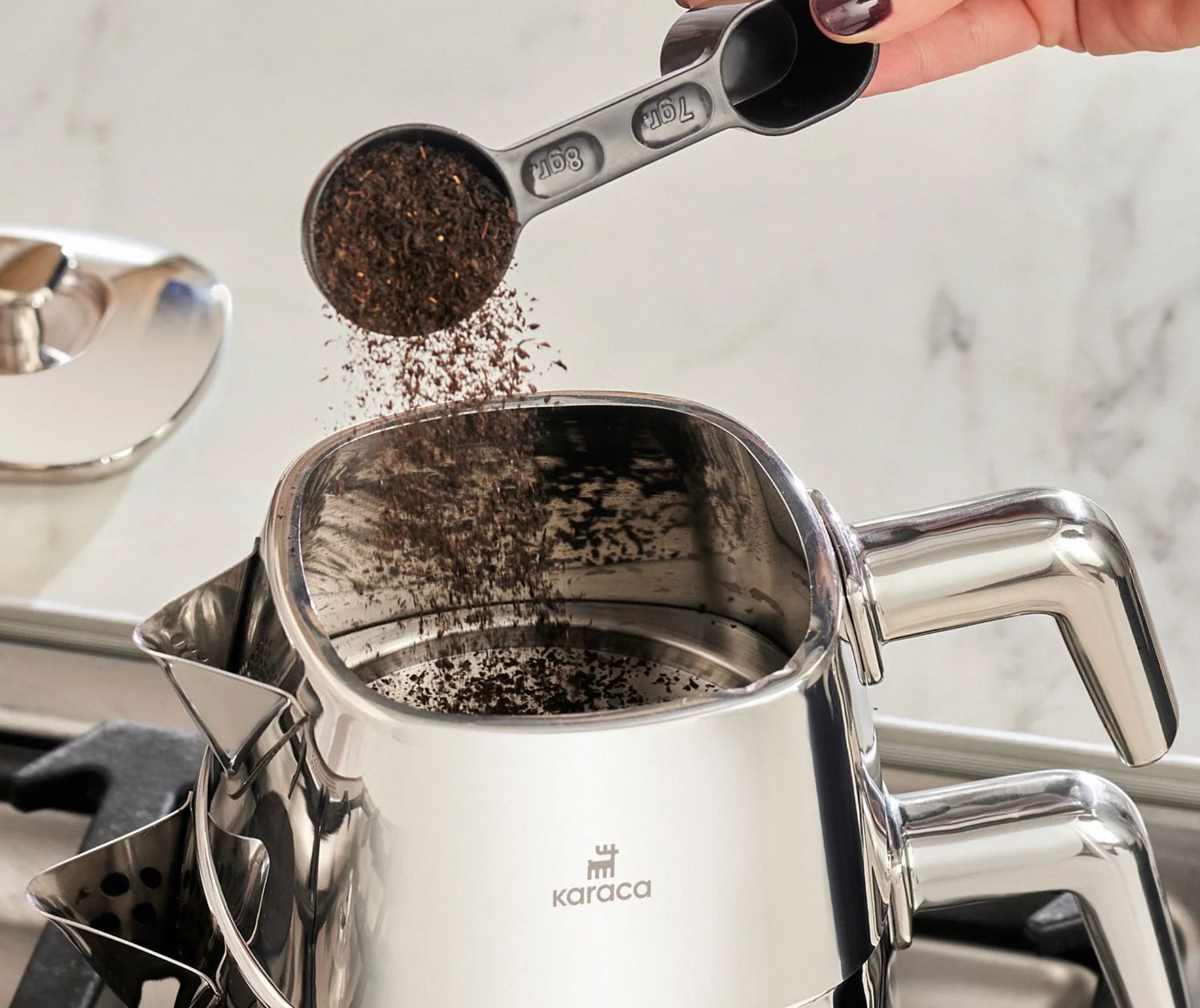 Karaca Brewinox grote theepotset Karaca Brewinox grote theepotset