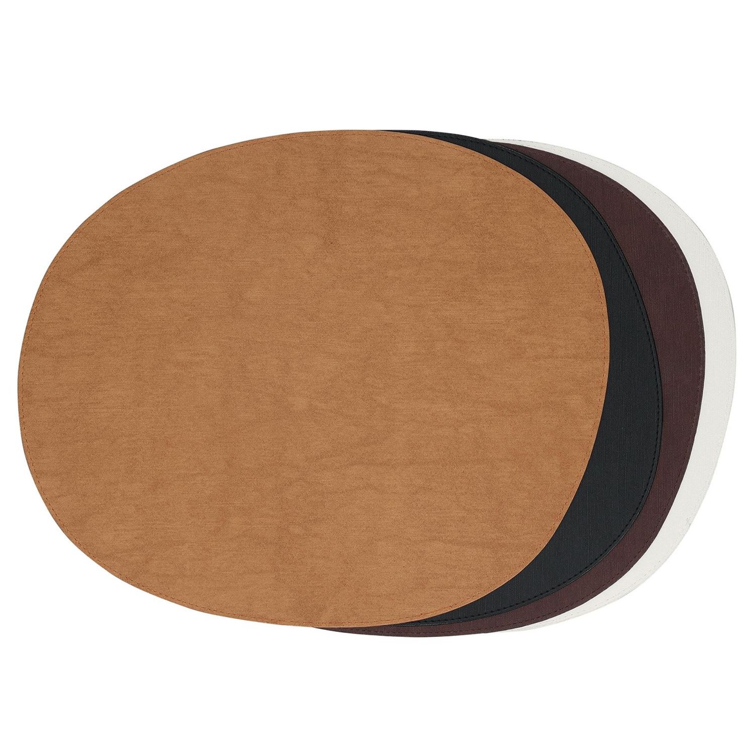 S&P Placemat 43,5x36,5cm organisch zwart Dinner