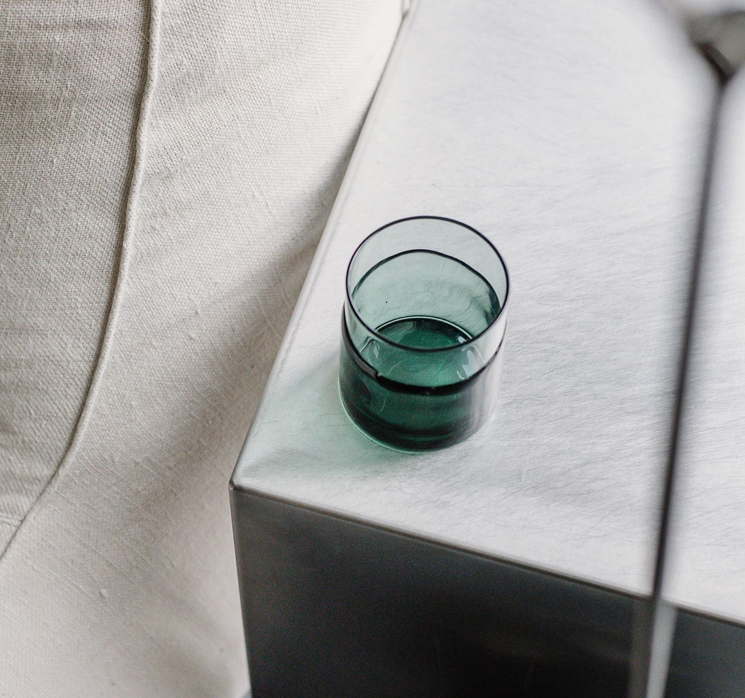 S&P Glas 31,5cl groen Mono - set/2