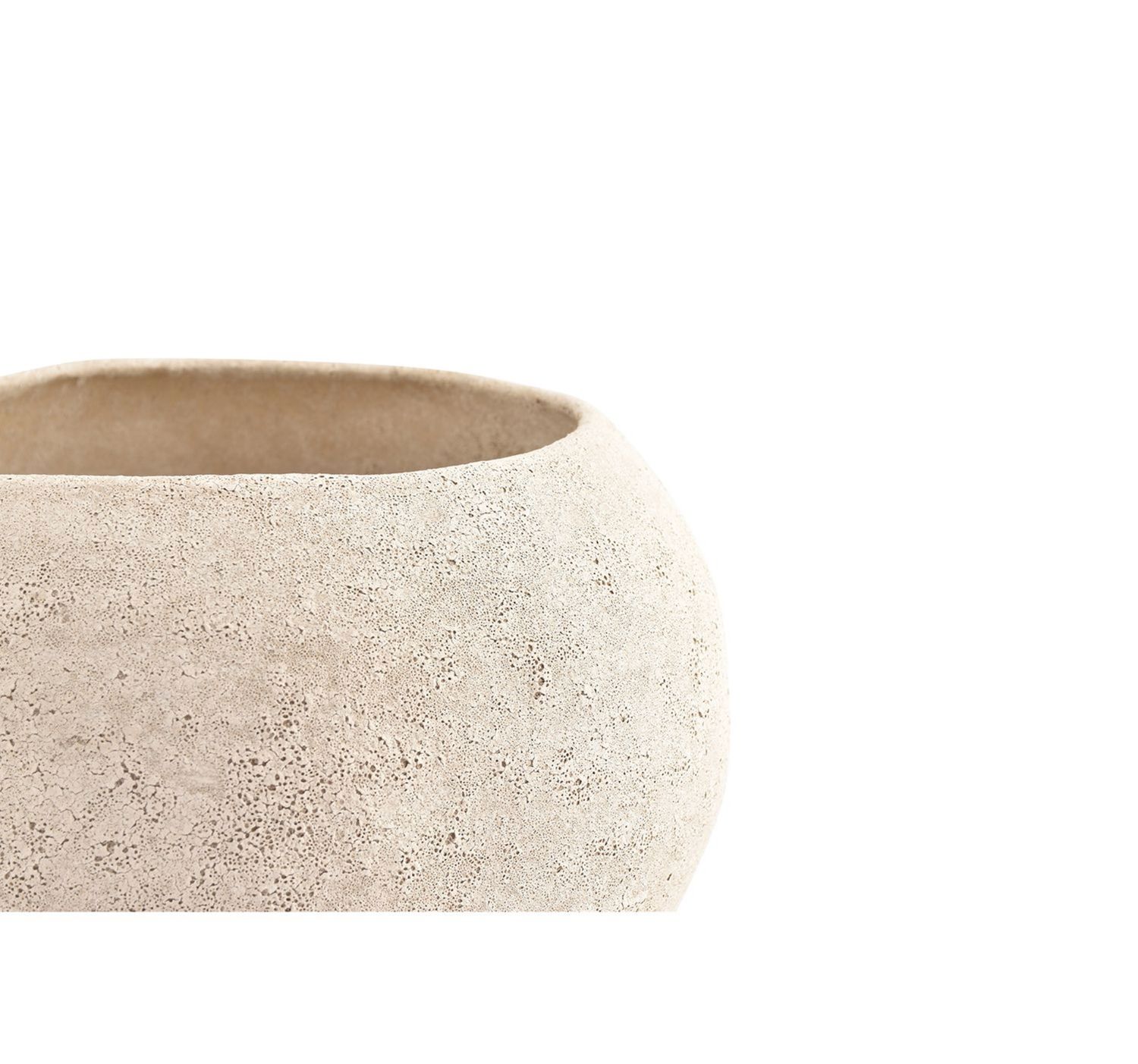 S&P Sierschaal 26xH13,5cm beige Cave