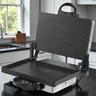 Contactgrill Sanna - 5 standen | PFOA-vrij & lahmacunmaker | Antiaanbaklaag