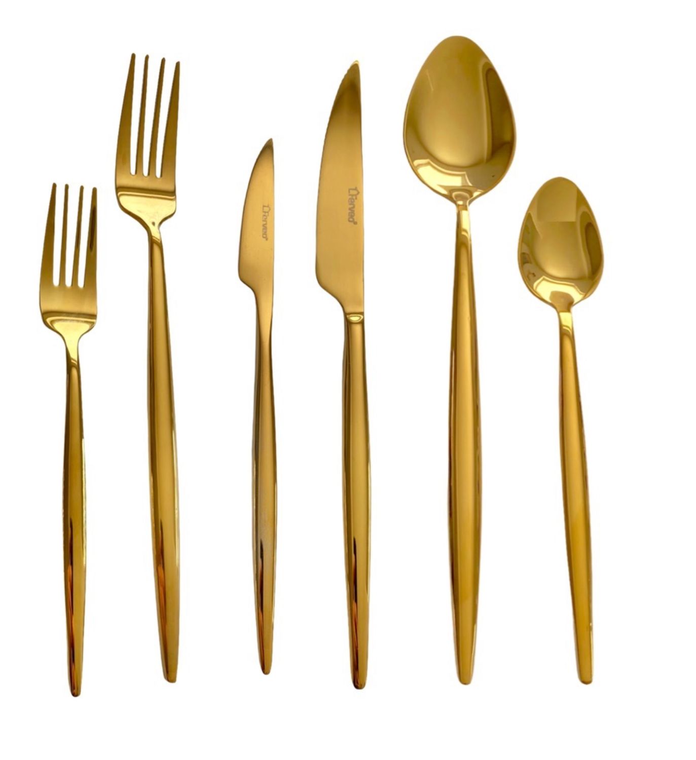 Ferveo Sara Bestekset 36-delig Goud