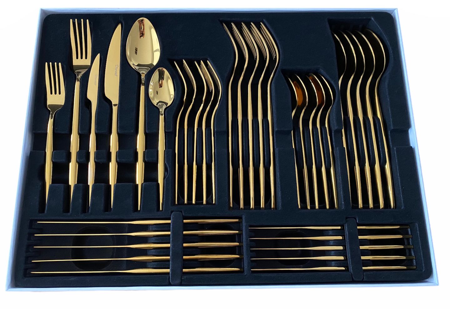 Ferveo Sara Bestekset 36-delig Goud