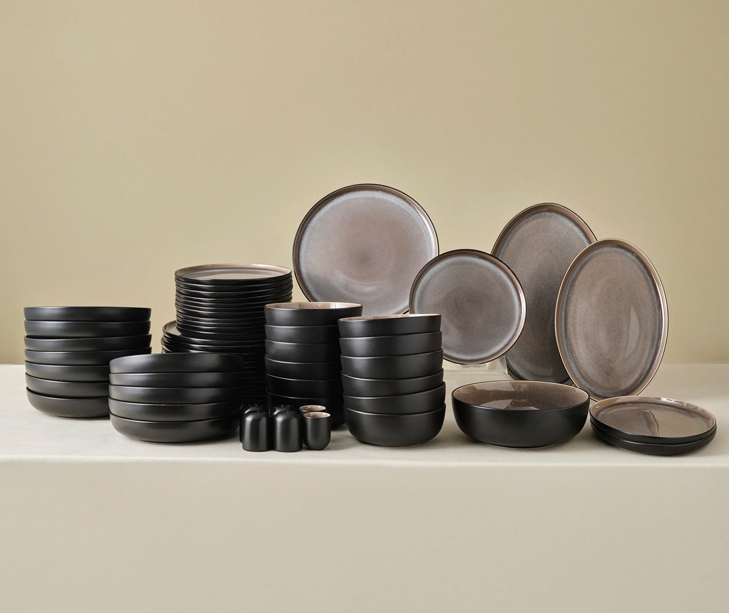 Karaca Earth Collection Mercure 59-Delige 12-Persoons Serviesset