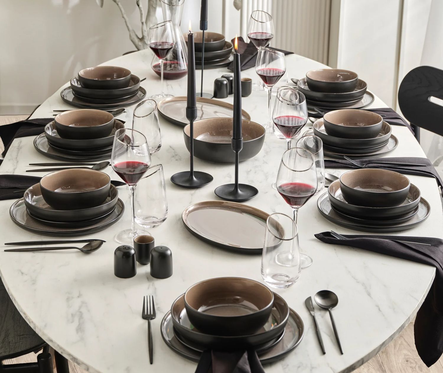 Karaca Earth Collection Mercure 59-Delige 12-Persoons Serviesset