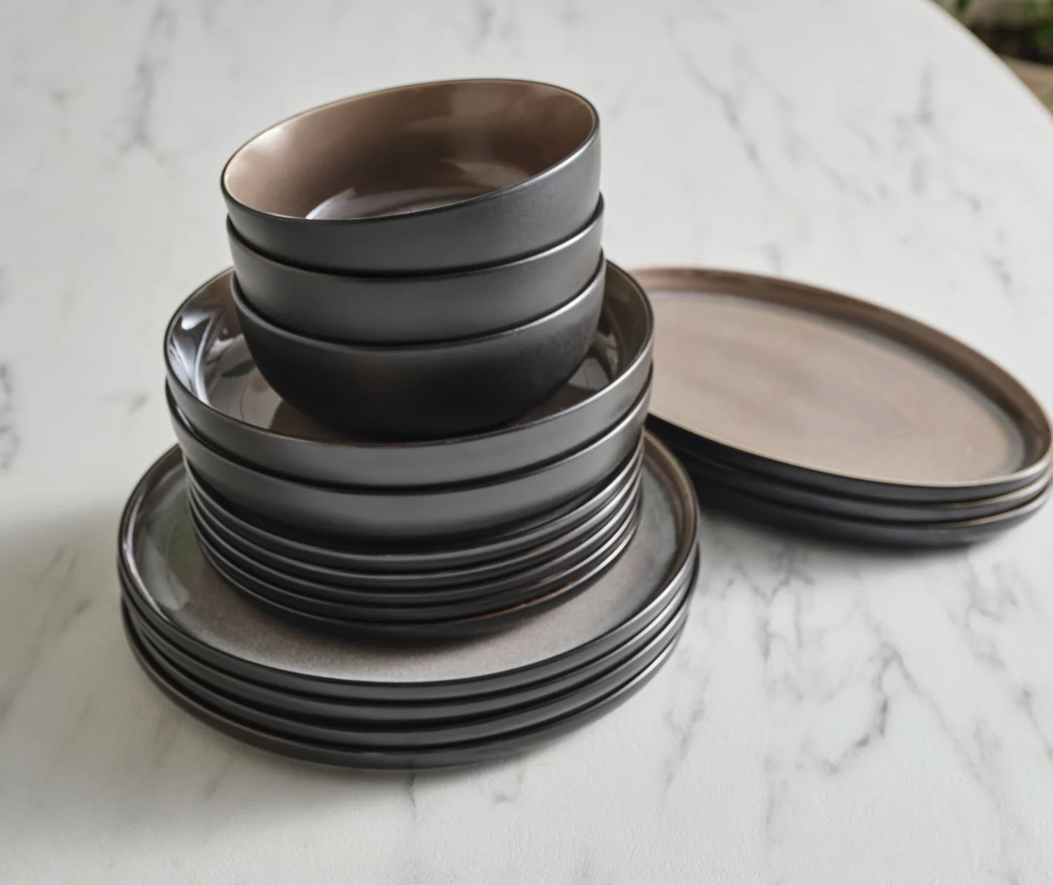 Karaca Earth Collection Mercure 59-Delige 12-Persoons Serviesset