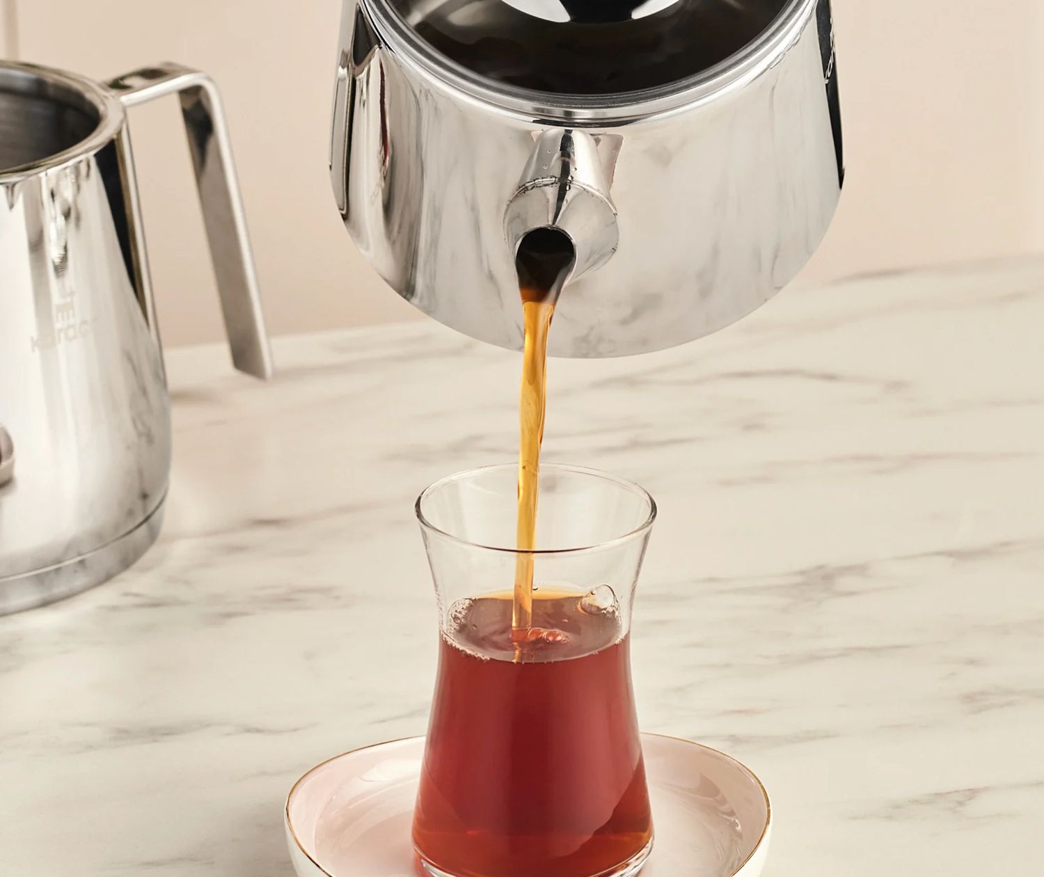 Karaca Steelina theepot-set Karaca Steelina theepot-set