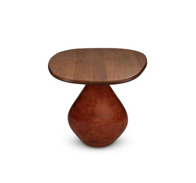 S&P Bijzettafel 41x36xH40cm met houten blad red clay Mio