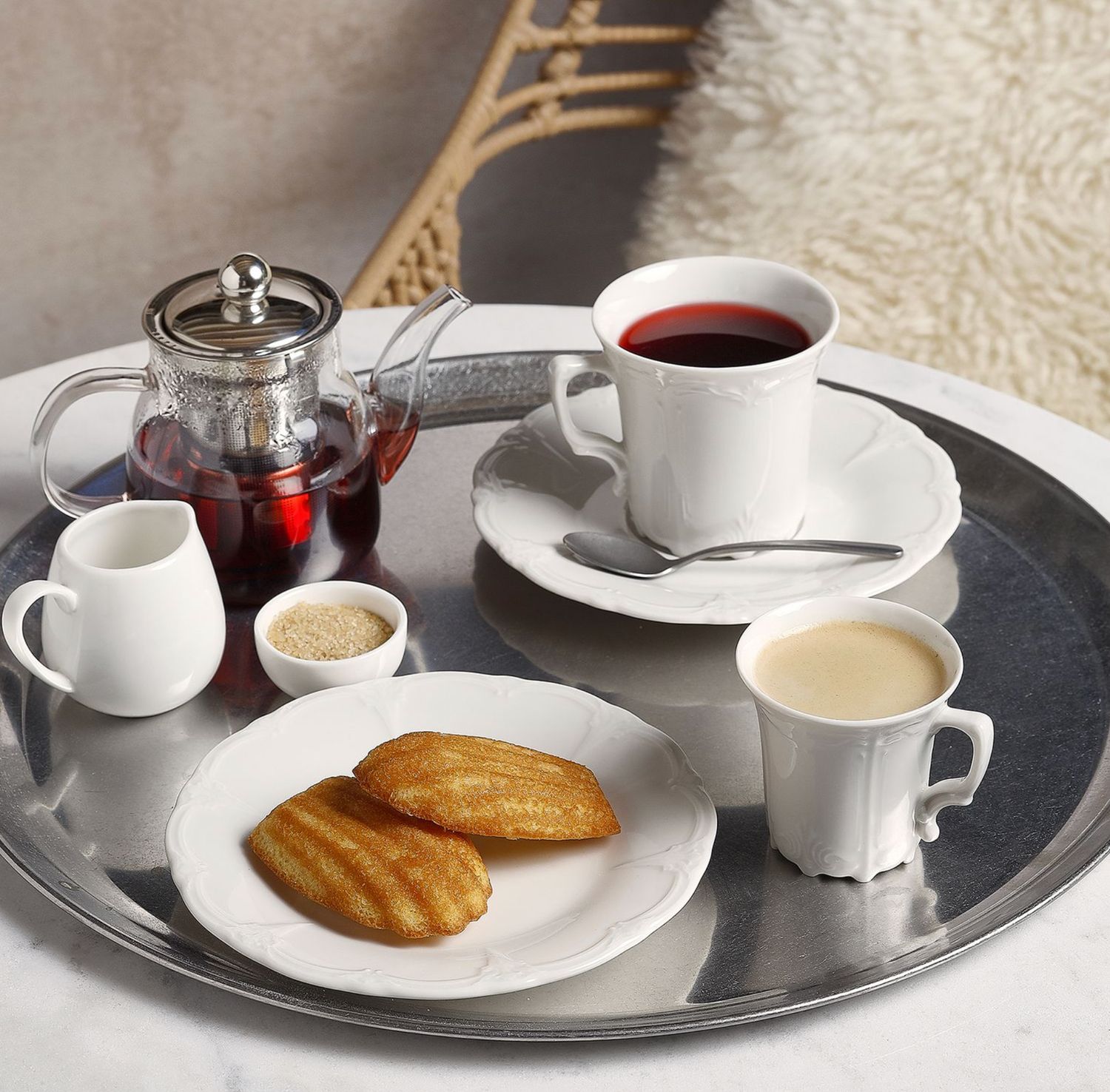 Schotel 16,5CM Ivoor Retro