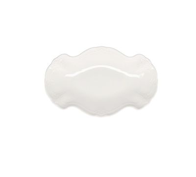 Serveerschaal 26X16CM Ivoor Retro