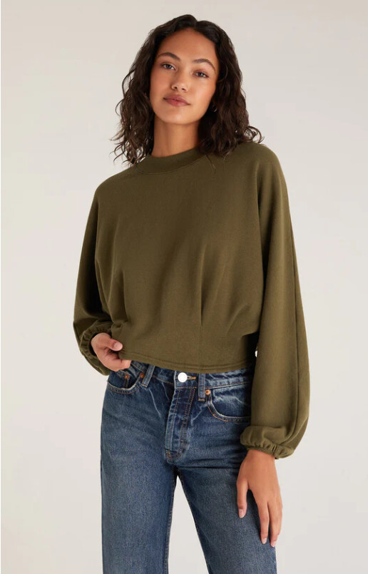 Mariana Pleated Sweatshirt