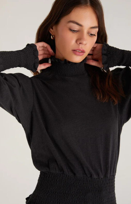 Clementine Smocked Long Sleeve Top