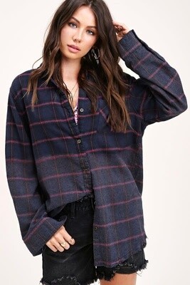 Kayla Boyfriend Flannel